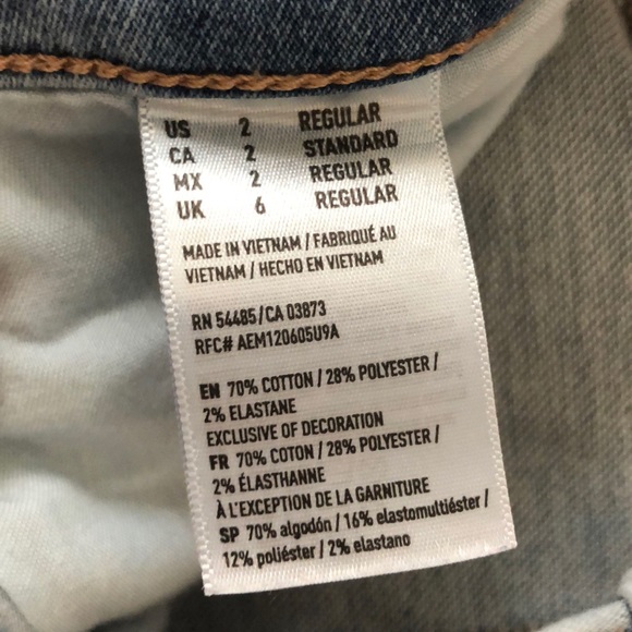 American Eagle Skinny Light Wash Jeans - Picture 3 of 4